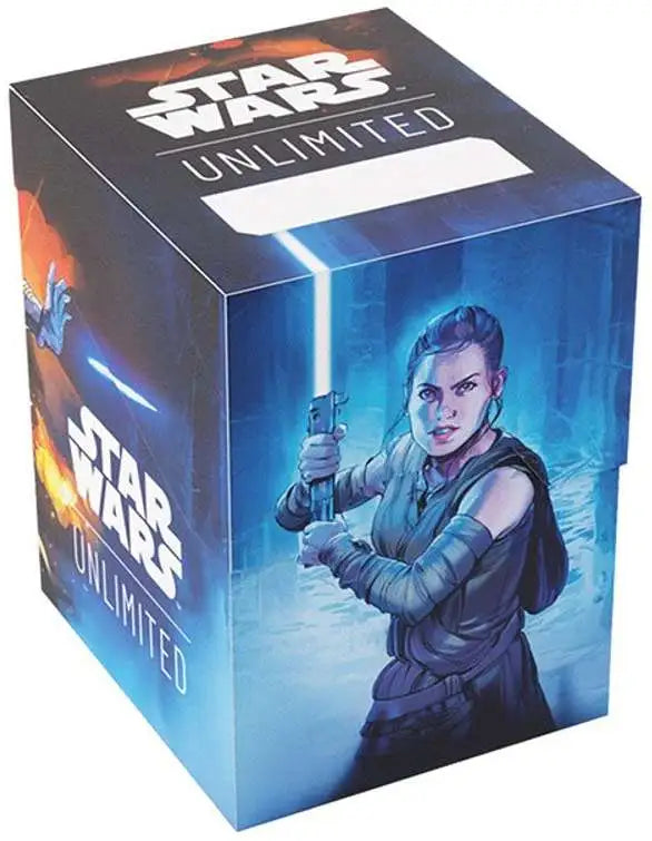 Star Wars: Unlimited Trading Card Game Official Accessory Rey & Kylo Soft Crate Deck Box