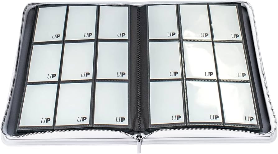 Ultra Pro: (9Pkt) Vivid Pro Binder: Zippered: White
