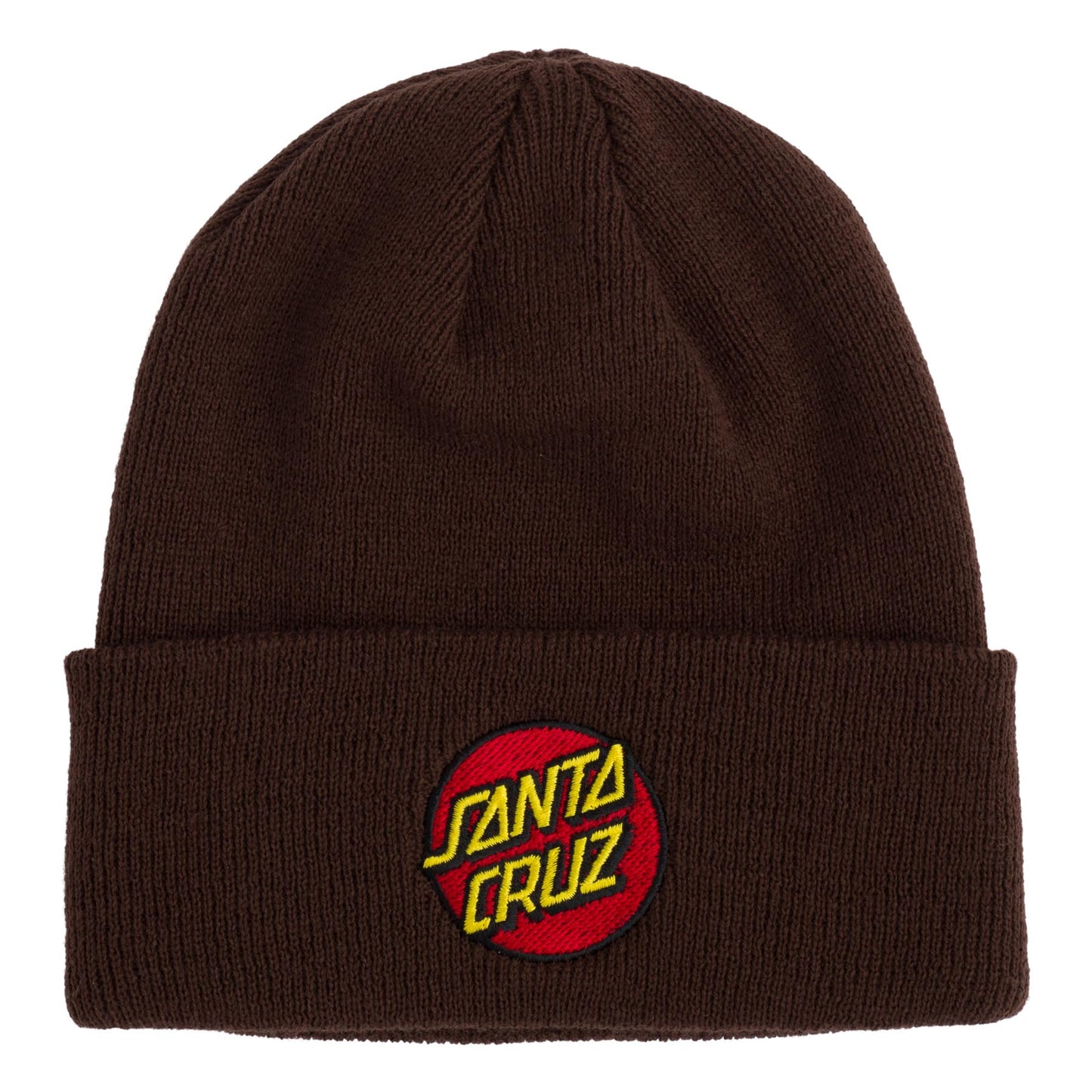 Classic Dot Beanie Long Shoreman Hat Unisex DK Brown
