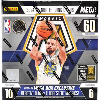 2024/25 Panini Mosaic Basketball Mega Box (Reactive Blue!) (C)