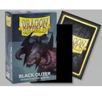 Dragon Shield Sleeves: Outer Sleeves Standard Matte - Black 100CT