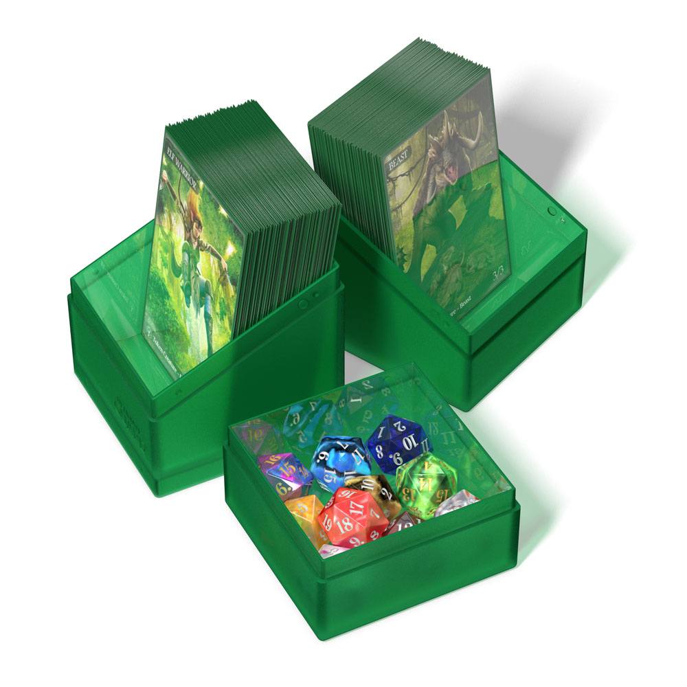 Ultimate Guard: Boulder Deck 'N' Tray Box Standard 100+: Emerald