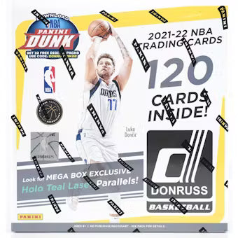 2021/22 Panini Donruss Basketball Mega Box (Holo Teal Laser Parallels!) (C)