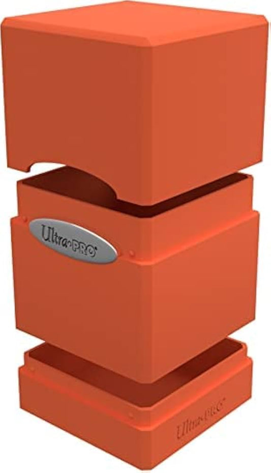 Ultra Pro: Deck Box Satin Tower: Pumpkin Orange