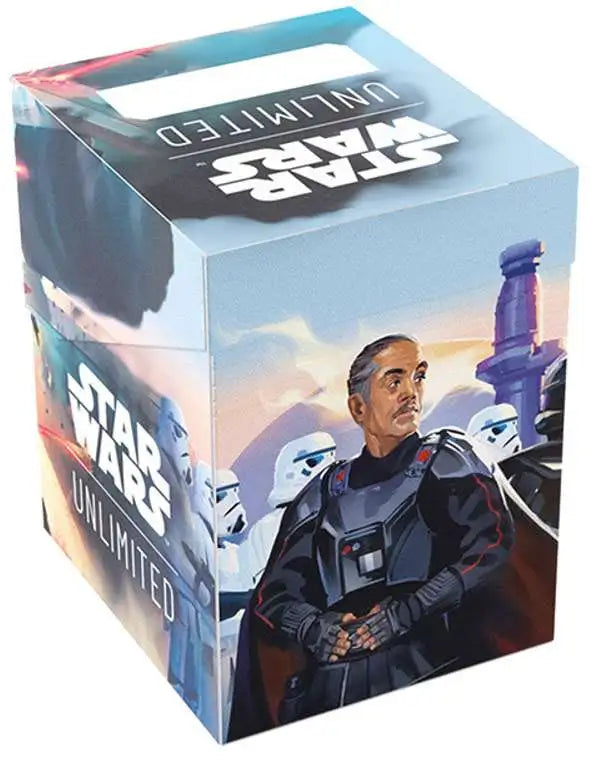 Star Wars: Unlimited Trading Card Game Official Accessory The Mandalorian & Moff Gideon Soft Crate Deck Box