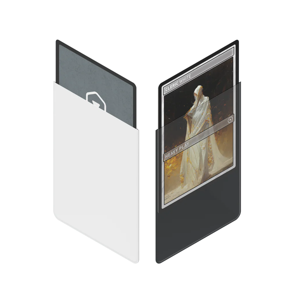 Heavy Play: Curved Sleeves: Cleric White Standard (100ct)
