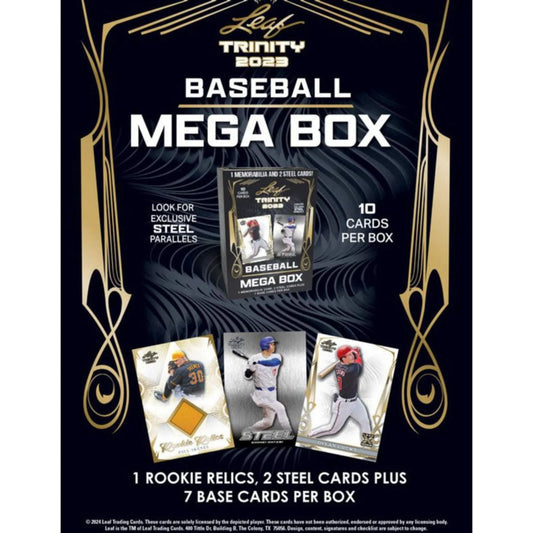2023 Leaf Trinity Baseball Trading Card Mega Box