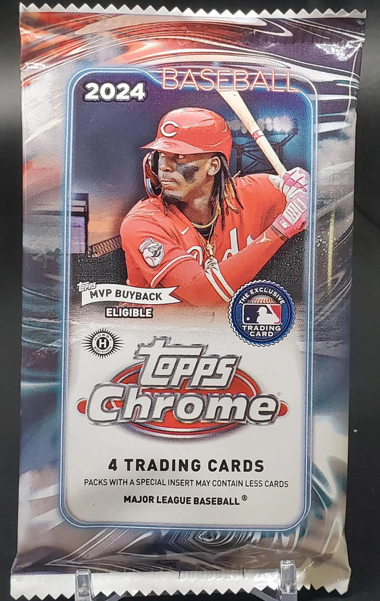 2024 Topps Chrome Baseball Hobby Pack