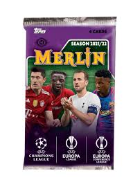 2021/22 - UEFA Champions League - Topps Merlin - Hobby Pack (4 Cards)