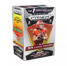 2021 Panini Prizm Draft Picks Football 6-Pack Blaster Box (Purple Wave Prizms!)