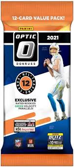 2021 Panini Donruss Optic Football Jumbo Value Pack (Green Velocity Parallels)