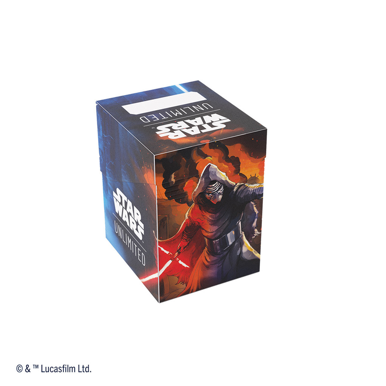 Star Wars: Unlimited Trading Card Game Official Accessory Rey & Kylo Soft Crate Deck Box